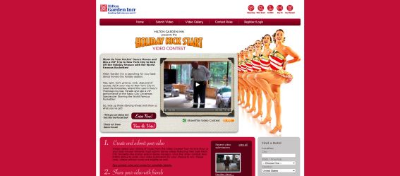 Hilton Garden Inn Holiday Kick Start Video Contest