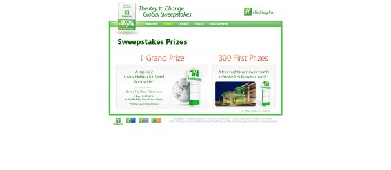 Holiday Inn Key To Change Sweepstakes