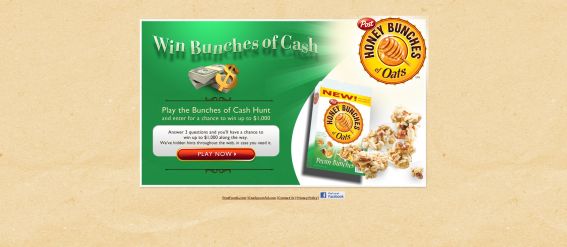 Honey Bunches of Oats Sweepstakes