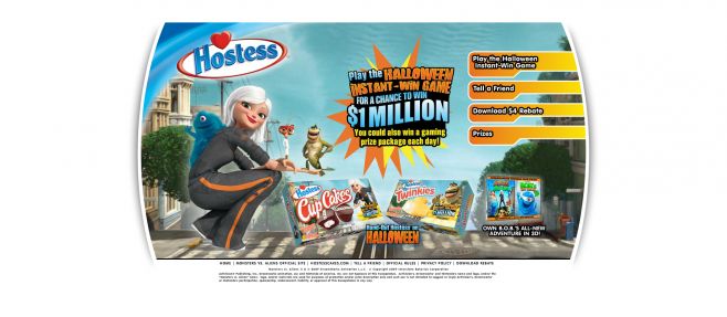Hostess Instant Win Game & Chance For $1 Million Dollars Sweepstakes Hostess Instant Win Game & Chance For $1 Million Dollars Sweepstakes
