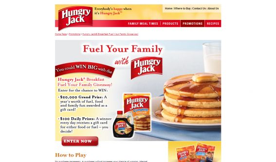 Hungry Jack Breakfast Fuel Your Family Giveaway