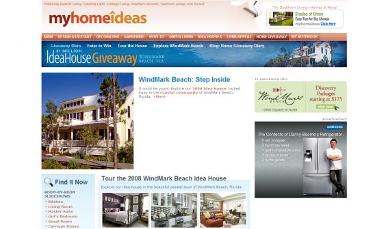 MyHomeIdeas.com Idea House Giveaway Sweepstakes MyHomeIdeas.com Idea House Giveaway Sweepstakes