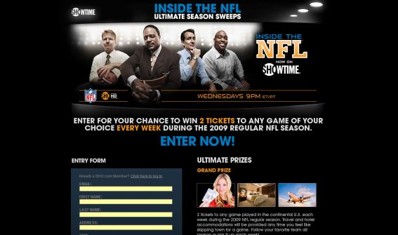Inside the NFL Ultimate Season Sweepstakes