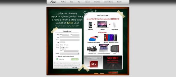 iSkin Back To School Contest