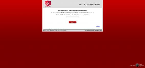 talktojackinthebox.com – Jack in the Box Voice of the Guest Survey Sweepstakes talktojackinthebox.com – Jack in the Box Voice of the Guest Survey Sweepstakes