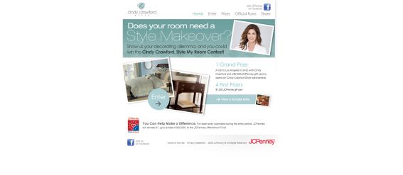 JCPenney Cindy Crawford Style My Room Contest