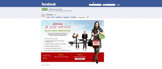 JCPenney Black Friday Sweepstakes JCPenney Black Friday Sweepstakes
