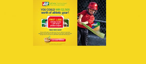 Jif To Go Fuel Your Game Photo and Essay Contest