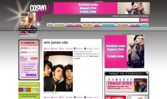 The Autographed Jonas Brothers CD A Little Bit Longer Sweepstakes