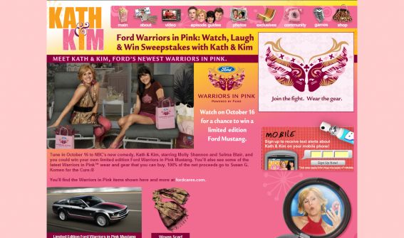 Ford Warriors in Pink Watch, Laugh & Win Sweepstakes with Kath & Kim Ford Warriors in Pink Watch, Laugh & Win Sweepstakes with Kath & Kim