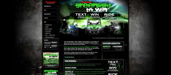 Kawasaki’s Green Light to Win Sweepstakes
