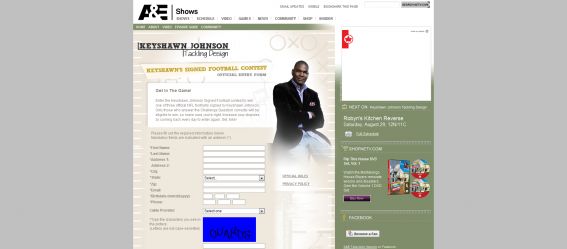 Keyshawn Johnson Signed Football Contest