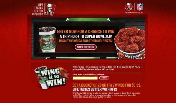 KFC Championship Wing Sweepstakes
