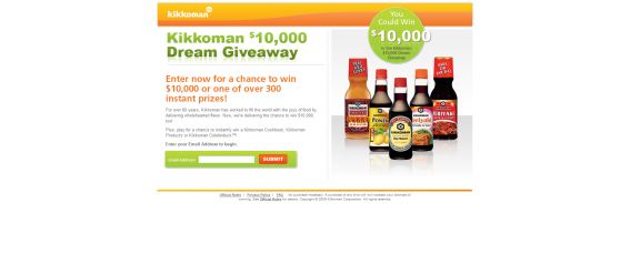 Kikkoman $10,000 Dream Giveaway