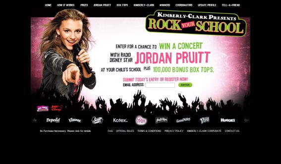 Kimberly-Clark Rock Your School Sweepstakes