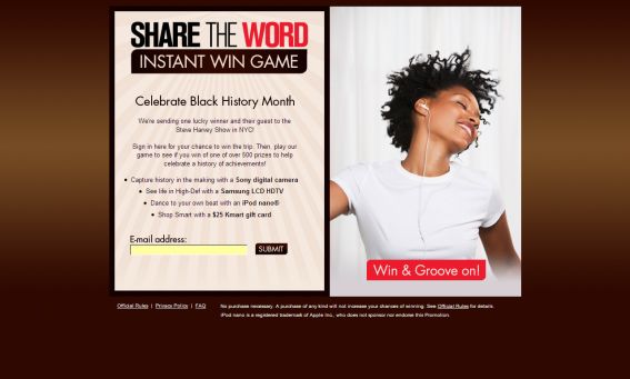 Share the Word Instant Win Game