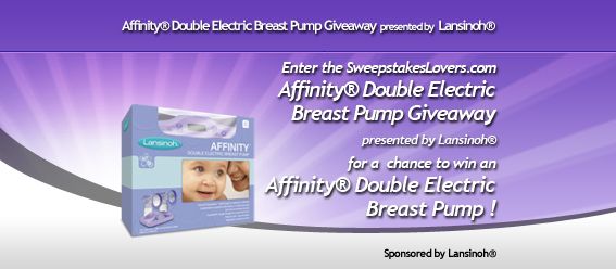SweepstakesLovers.com Affinity® Double Electric Breast Pump Giveaway presented by Lansinoh® SweepstakesLovers.com Affinity® Double Electric Breast Pump Giveaway presented by Lansinoh®