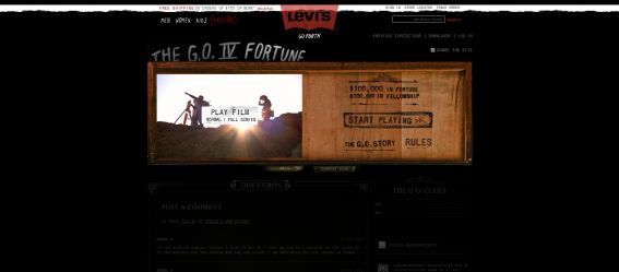Levi’s Go Forth Fortune Scavenger Hunt Contest