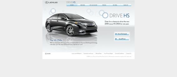 Lexus Drive HS Promotion