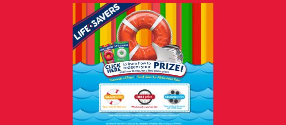 Life Savers Fun Instant Win Game