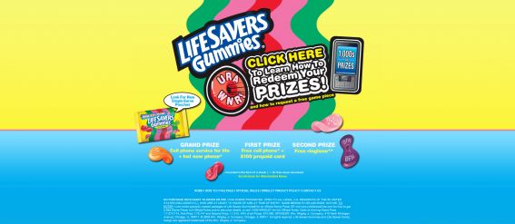 Life Savers GMAR Gimme A Ring Instant Win Game Life Savers GMAR Gimme A Ring Instant Win Game