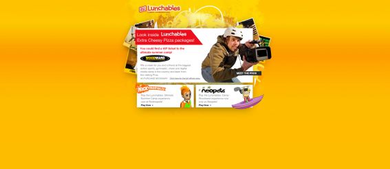 Lunchables Ultimate Summer Camp Instant Win Game