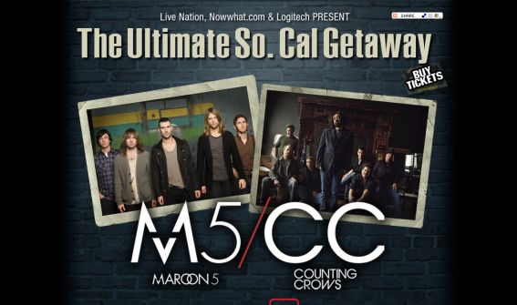 The 2008 Maroon 5 / Counting Crows Ultimate So. Cal Getaway Sweepstakes