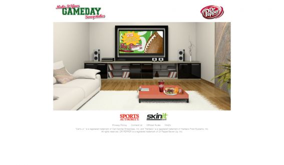 Dr Pepper Carl’s Jr. Hardee’s Make It Your Game Day Sweepstakes and Instant Win Game Dr Pepper Carl’s Jr. Hardee’s Make It Your Game Day Sweepstakes and Instant Win Game