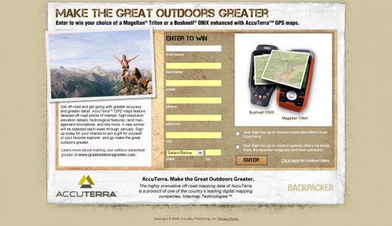 Accuterra Make The Great Outdoors Greater Sweepstakes