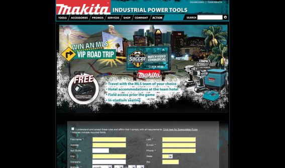 Makita Go Cordless MLS Sweepstakes