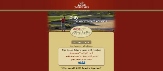 Marriott’s Go Anywhere, Do Anything Sweepstakes and Instant Win Game