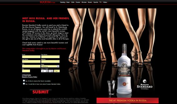 Meet Miss Russia Sweepstakes