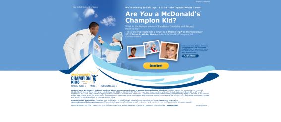 McDonald’s Champion Kids Contest