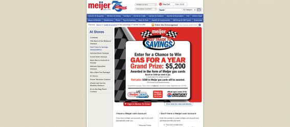Meijer 300 Free Gas for a Year Sweepstakes Meijer 300 Free Gas for a Year Sweepstakes