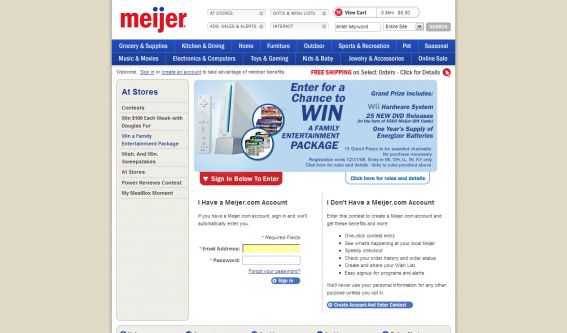 Meijer e4 Family Entertainment Sweepstakes Meijer e4 Family Entertainment Sweepstakes