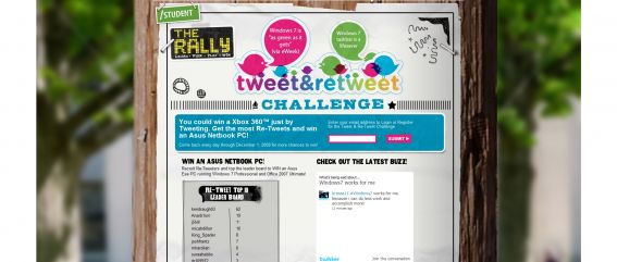 Microsoft Tweet and Retweet Challenge