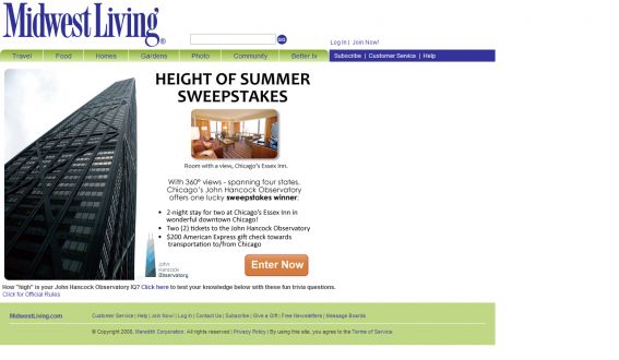 The Height of Summer Sweepstakes