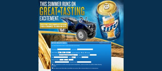Miller Lite Kick Start Summer Sweepstakes