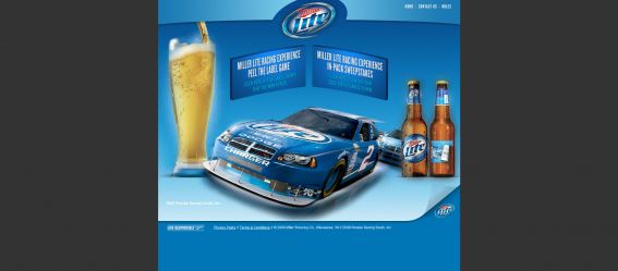 Miller Lite Racing Experience Sweepstakes and Instant Win Game