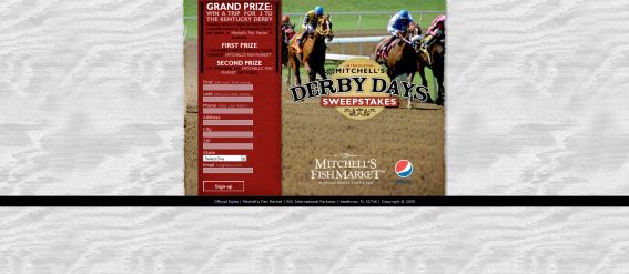 Mitchell’s Derby Days Sweepstakes