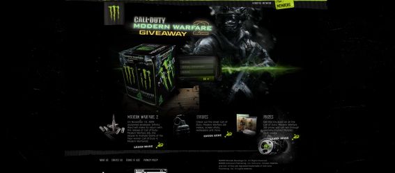 Monster Energy Modern Warfare 2 Giveaway