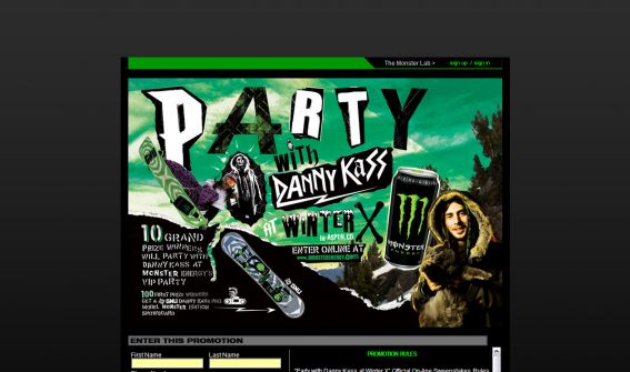 Party with Danny Kass at Winter X Sweepstakes