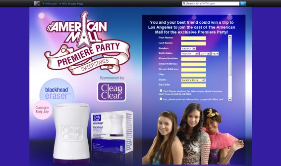 The American Mall Premiere Party Sweepstakes