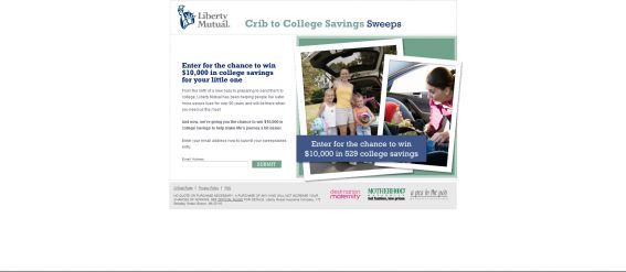 Liberty Mutual Crib to College Sweepstakes