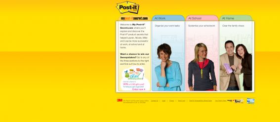 Post-it Brand Spring into Order Sweepstakes