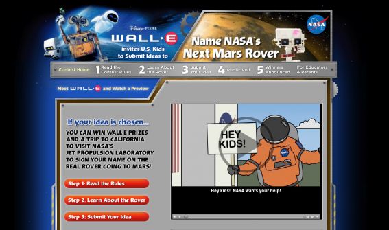 Name NASA’s Next Mars Rover Contest