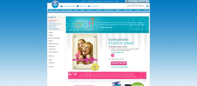 HSN National Craft Month Sweepstakes HSN National Craft Month Sweepstakes