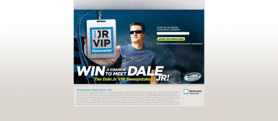 Nationwide Insurance VIP Dale Jr. Sweepstakes