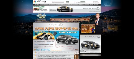 Conan Please Blow Up My Car Contest