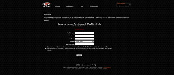 Top-Flite Newsletter Promotion